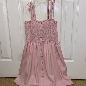 Pink boutique dress